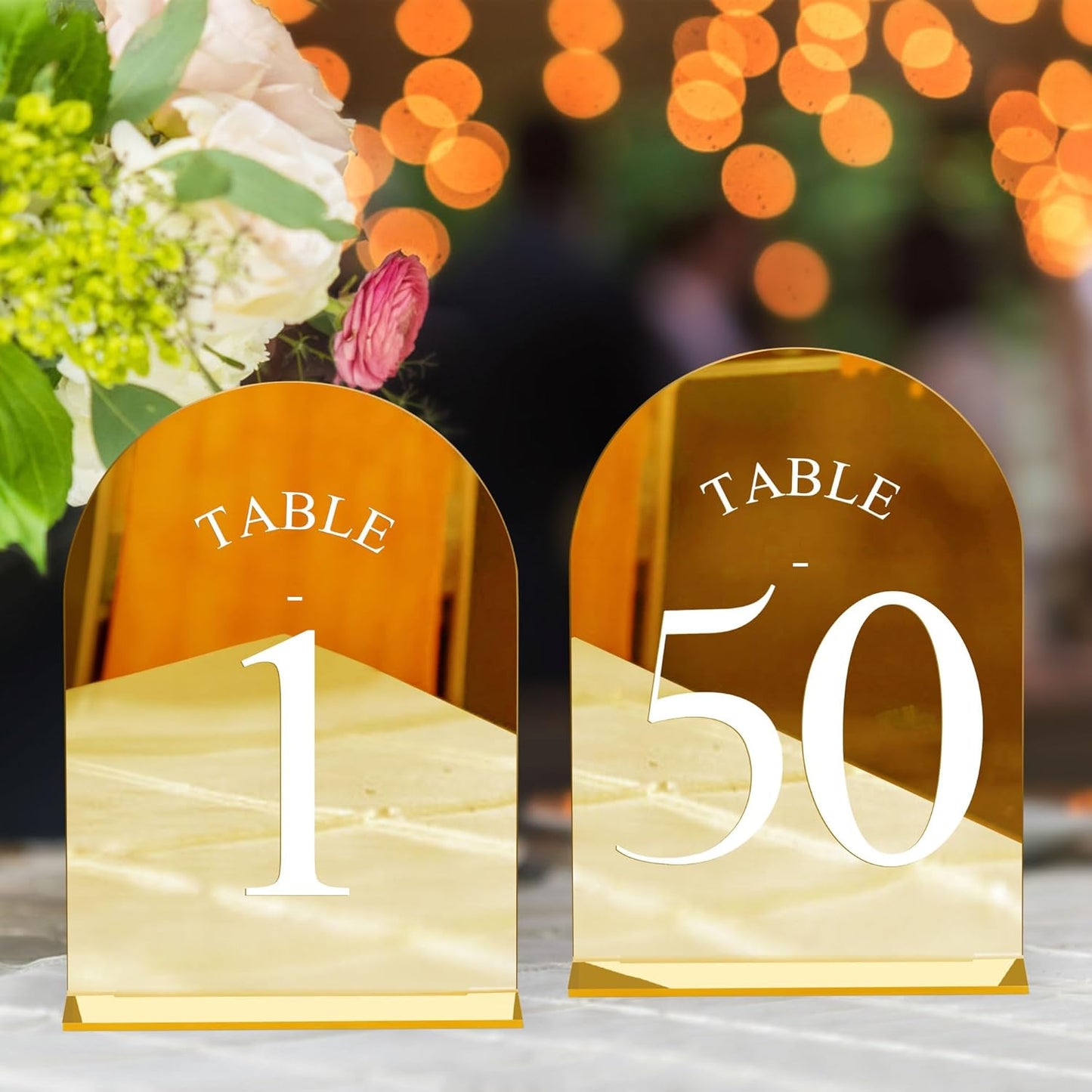 Wedding Table Numbers 1-50 Hire