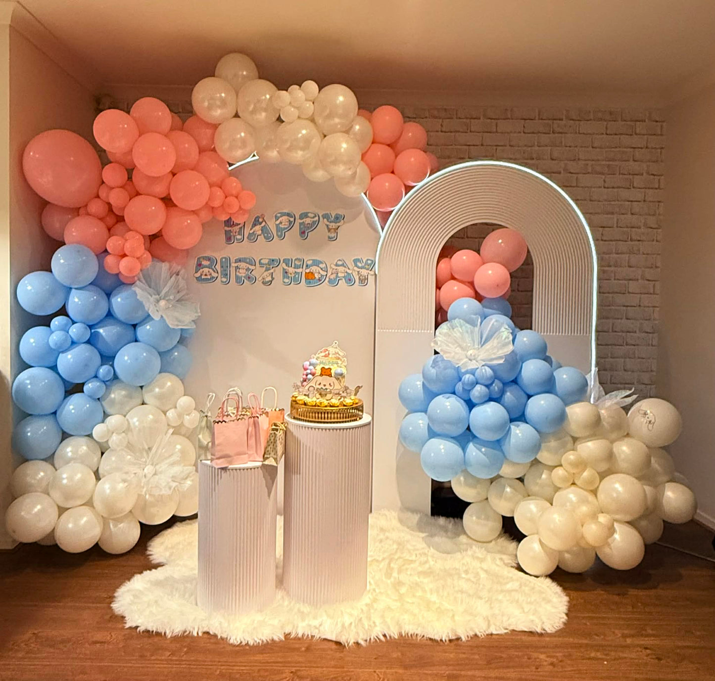 Birthday Decoration and balloon garland