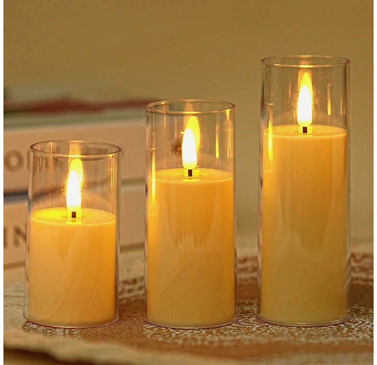 Candles With Remote Control, Battery Powered LED Candles With Timer, Romantic LED Candle Lights For Decoration