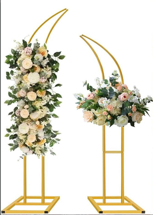 Elegant Metal Wedding Arch Set
