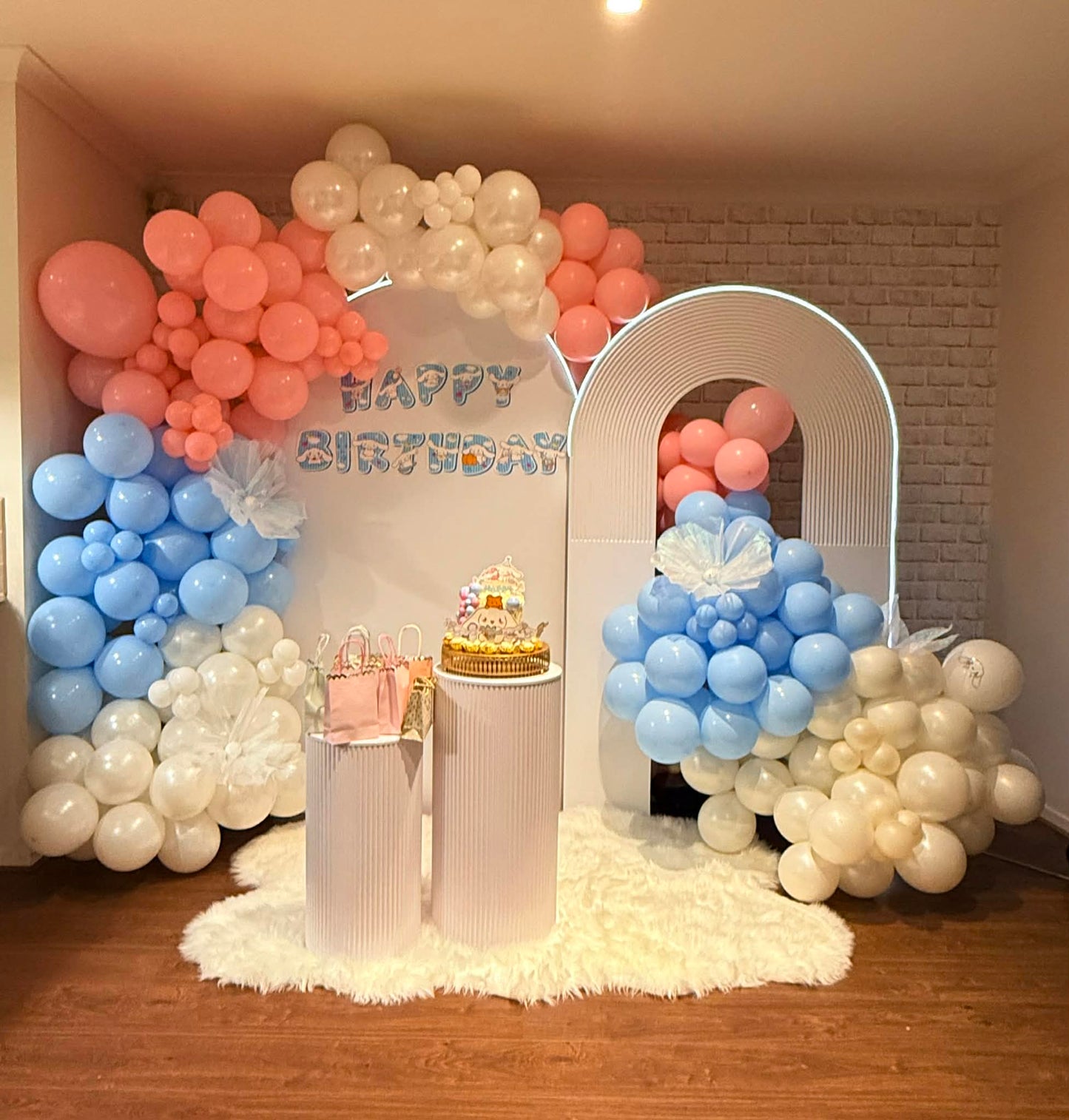 Birthday Decoration and balloon garland