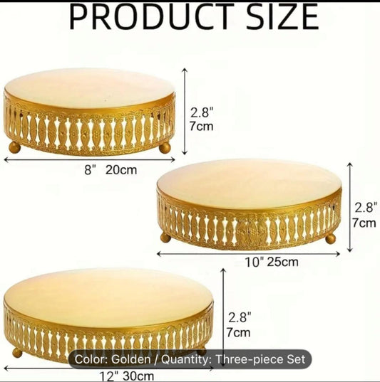 Cake stands ( Set of three) for hire