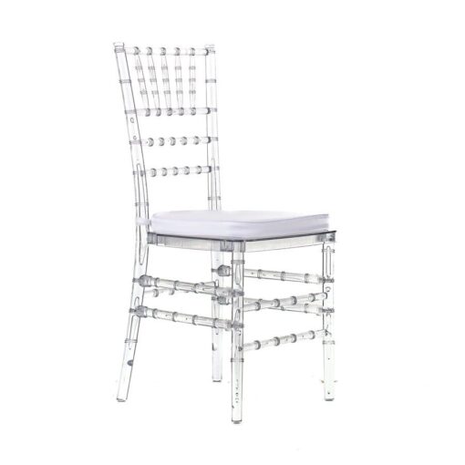 Clear Tiffany Chairs – Modern Elegance with a Luxurious Touch